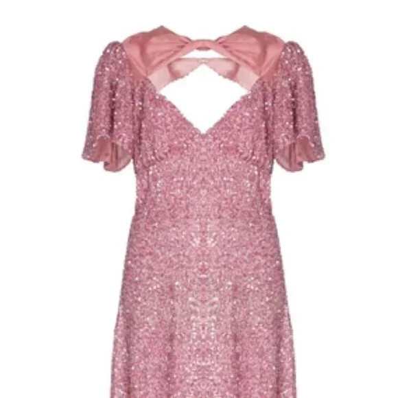 Markarian Pink Sparkly Dress 2020 Runway - Picture 4 of 7